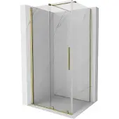Mexen Velar Golden Paroi de douche 100x80 cm, Transparent