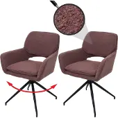 Mendler Chaise de salle à manger -N74 (lot de 2)