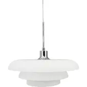 Dyberg Larsen Suspension , Ava, dimmable, Blanc, Salon / séjour, Verre, Moderne