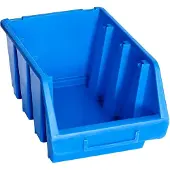 vidaXL Bacs gerbables 20 pcs. Bleu Plastique