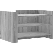 vidaXL Table basse Gris Sonoma 80x50x50 cm Bois composite