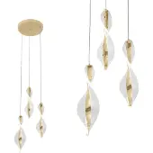 Toolight Lampe Suspendue Led G028-3CPR Gold