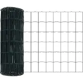 vidaXL Clôture Euro Vert 0,8 x 25 m fer revêtu de PVC
