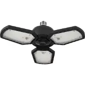 Osram Spot LED , pour plafond, culot E27, 60W, 4000K, classe énergétique F, 6500 lumens, IP20, couleur noire