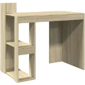 vidaXL Bureau Chêne Sonoma 103,5x56,5x94 cm Bois composite