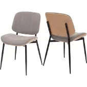 MCW Chaise de salle à manger -O44 (lot de 2)