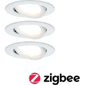 Paulmann Bundle luminaire encastré Nova Coin blanc mat
