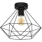 Eglo 43004 TARBES E27 Plafonnier Ø325 mm Noir