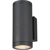 SLV Enola Round M Up/Down LED Applique murale anthracite CCT 3000/4000K Couleur de lumière réglable IP65