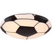 Globo Lampe de plafond de la chambre des enfants Lemmi Football noir avec blanc