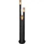 Globo Lighting lampe d'extérieur acier inoxydable noir, 3x E27