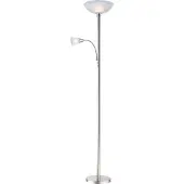 Globo Lighting Lampadaire métal chromé, 1x E27 LED