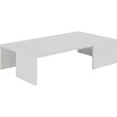 Vicco table basse Hardi Blanc 90x21.4cm, Model 55395