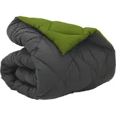 vidaXL Couverture d'hiver 155 x 220 cm, 450 g/m², vert et anthracite