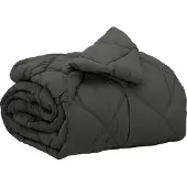 vidaXL Couette toutes saisons anthracite 155 x 220 cm microfibre