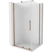 Mexen Cabine de douche Velar 90x70 cm, or rose