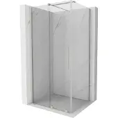 Mexen Cabine de douche coulissante Velar 100x120 cm Nickel