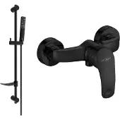 Mexen Fabia DF72 Mélangeur de douche avec accessoires, noir (74654DF72-70)