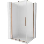 Mexen Velar cabine de douche 110x120 cm, gelée, brosse. cuivre