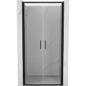 Mexen Exo 80cm Noir Transparent Porte de douche inclinable