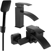 Mexen Libra R62 set de baignoire, Noir - 745103R62-70
