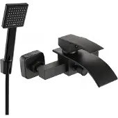 Mexen Aries R45 mélangeur de bain avec accessoires, noir (74483R45-70)
