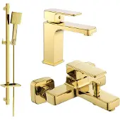 Mexen Cetus DQ45 set de baignoire, Gold - 744303DQ45-50