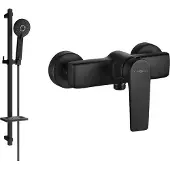 Mexen Robinet de douche Lynx DQ40 avec accessoires, noir (74594DQ40-70)