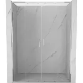 Mexen Exo Porte de douche coulissante 160cm Chrome Transparent