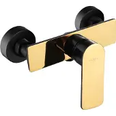 Mexen Mitigeur de douche Alfa, noir/or (745740-75)
