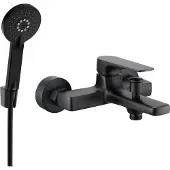 Mexen Lynx R40 mélangeur de bain avec accessoires, noir (74593R40-70)