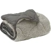 vidaXL Couette toutes saisons rembourrée gris clair 200 x 240 cm