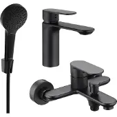 Mexen Milo R05 set de baignoire, Noir - 71303R05-70