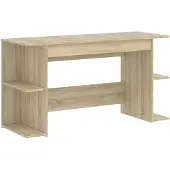 vidaXL Bureau Chêne Sonoma 140x50x75 cm Bois composite