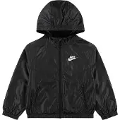 Nike Kids New Chevron Windrunner Jacket Noir 6-7 Years Enfants