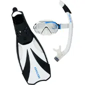 Aqua Lung Ensemble de Snorkeling - Adult - Compass - Black/White - - XL - XLarge - Masque et Tuba