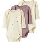 Name it Barboteuse / body beige clair / violet clair
