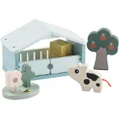 Done by Deer Tiny Farm Dotti Game Set Argenté Enfants