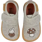 Bisgaard X Miffy Chaussons - Laine - Pieds nus - Sable - - 20 - Chaussons