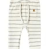 Lil´ Atelier Leggings 'NBMKail' gris foncé / blanc