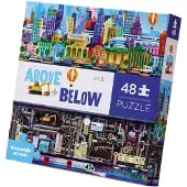 Crocodile Creek Puzzle « Ville » de , 48 pièces, jouet éducatif en carton