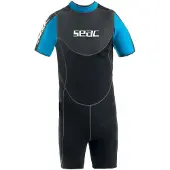 Seac Combinaison de Plongée - Sense Shorty Homme 2,5 mm - Noir/B - - S - Small - Combinaison de Plongée