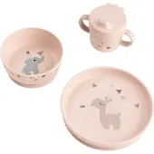 Done by Deer Celebration Foodie Suction Cup Tableware Rose