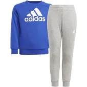 Adidas Ensemble de Jogging - LK Bos JOG FT - Bleu/Gr - - 4 ans (104) - Ensemble de Jogging