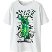 Name it T-Shirt 'NKMDI MINECRAFT' vert / pomme / noir / blanc