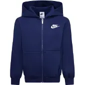 Nike Kids Veste de survêtement 'CLUB FLEECE' bleu marine / blanc