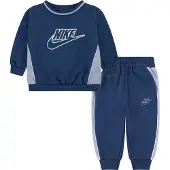 Nike Survêtement bleu marine / gris / blanc