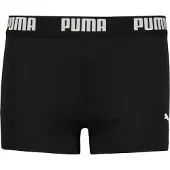 Puma Caleçons de Bain - Logo - Noir - - 14 ans (164) - Maillot de Bain