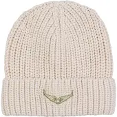 Zadig & Voltaire Bonnet - Tricoté - Nouveau Beige - - 56 cm - Bonnet
