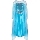 Great Pretenders Déguisement - Reine des glaces - Bleu - - 5-6 ans (110-116) - Costumes